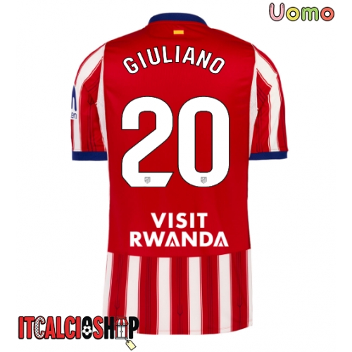Atletico Madrid Giuliano Simeone #20 Prima Maglia 2026-27 Manica Corta
